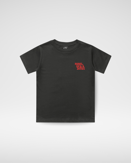 RADICAL CYCLE AND BOARDS TEE - BLACK